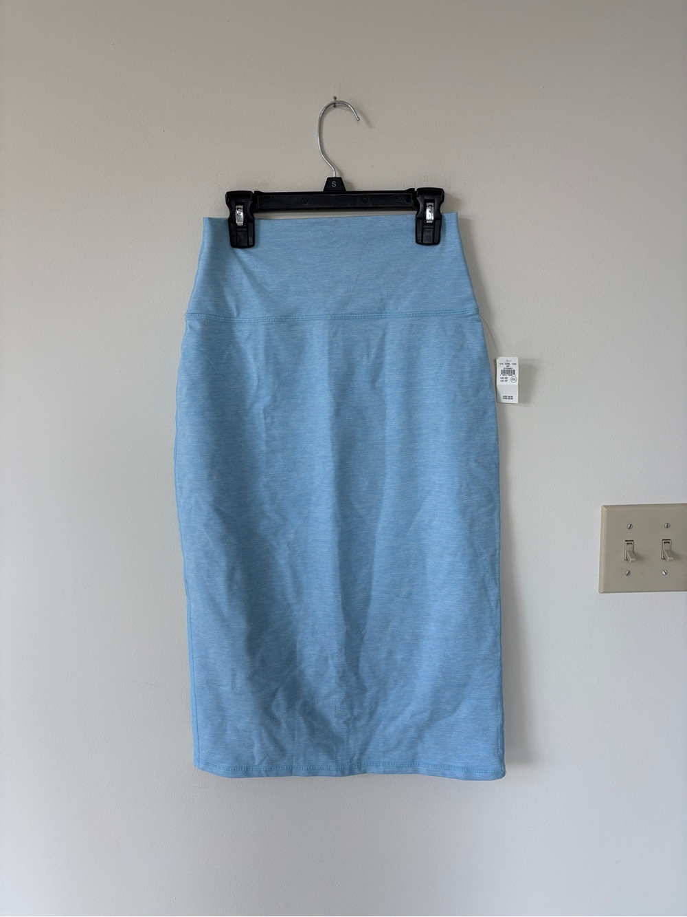 aerie Sky Blue High-Waist Pencil Skirt